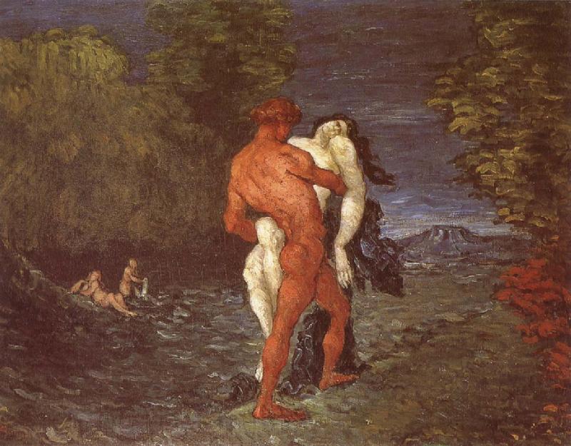 Paul Cezanne Enlevering Norge oil painting art